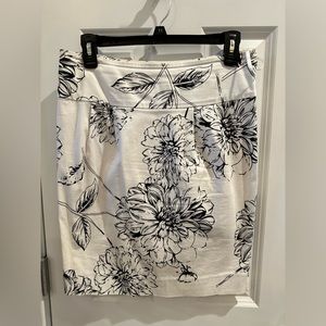 Dress Skirt by Arden B. White with black. Size 4.